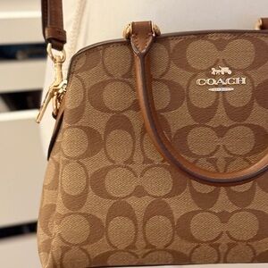 Coach Tan Signature Crossbody Bag